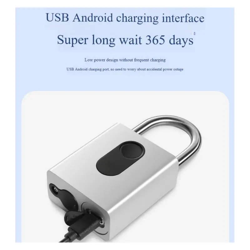 OKLOCK APP + Program + Fingerprint + Key Padlock Smart 100pcs Fingerprints Lock Phone Bluetooth Remote Authorization Unlocking