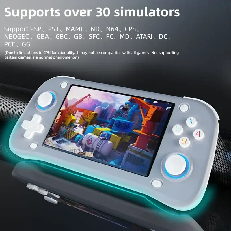 Open Source XF43 Retro Handheld Game Console Linux System Gaming Video Players Console Portable Pocket Device up to 22000+ Games