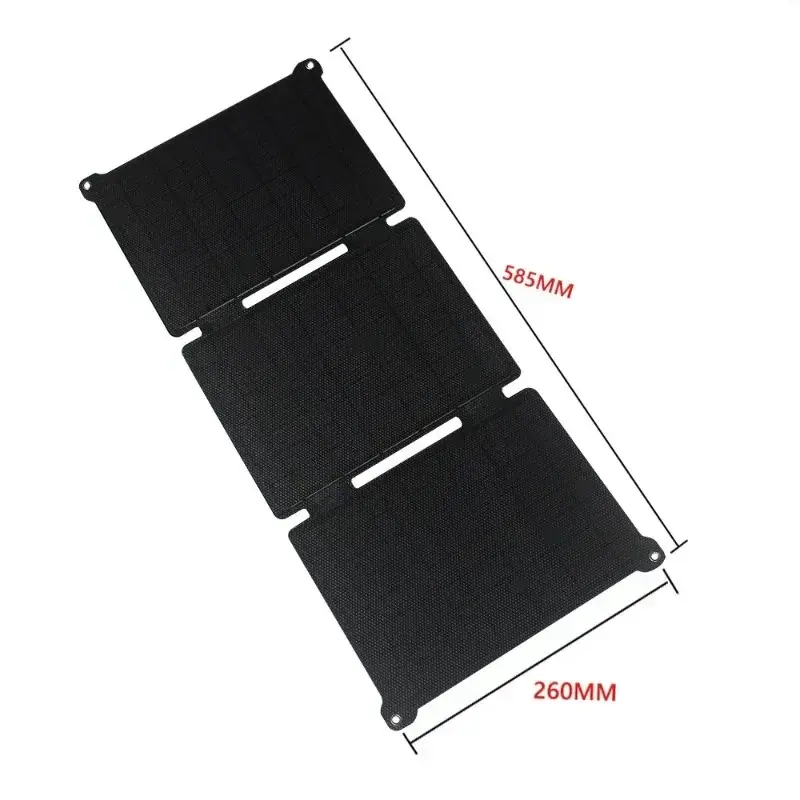 Flexible Solar Panels 100W /m² Foldable USB DC Type-C Output Power Bank Chargers for Phone Outdoor Camping Solar Fast Charging