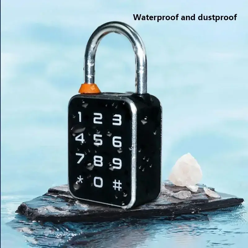 Smart Padlock Tuya APP+Fingerprint+Password 3 In 1 Electric Biometric Lock IP65 Keyless Mini Smart Locks Anti-theft Padlocks