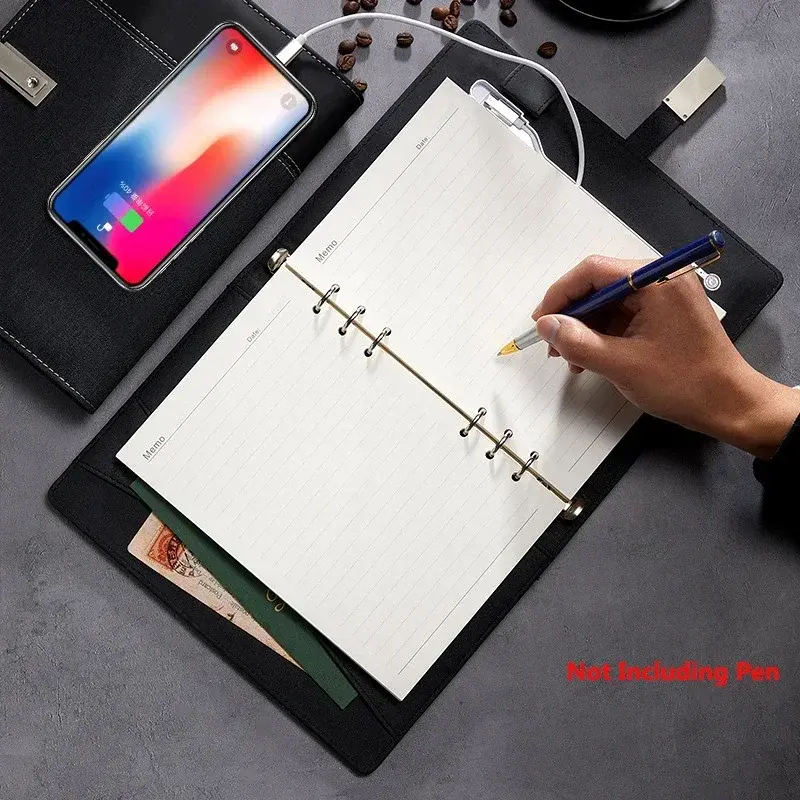 A5 Smart Notebook One-to-Three Charging + Wireless Charging Book Wired 8000mAh Record Note Drawing Bluetooth Writing Notepad