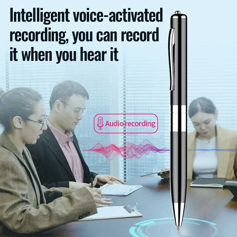 Digital Voice Recorder Pen Professional Audio Sound Recording activated long distance U Disk 4GB-128GB WAV 1536kbit Dictaphone