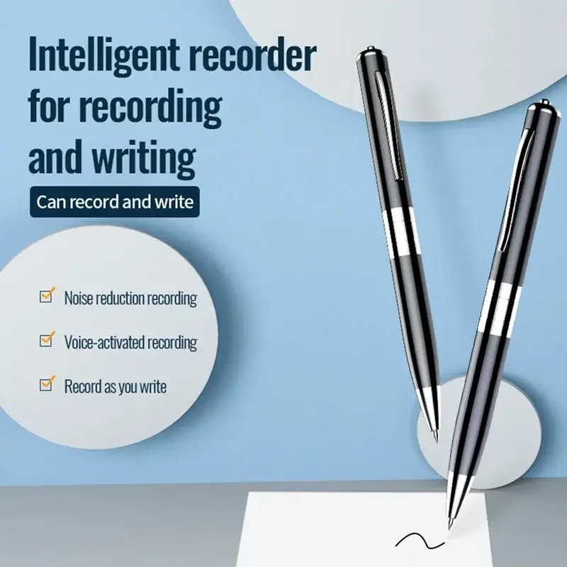 Digital Voice Recorder Pen Professional Audio Sound Recording activated long distance U Disk 4GB-128GB WAV 1536kbit Dictaphone