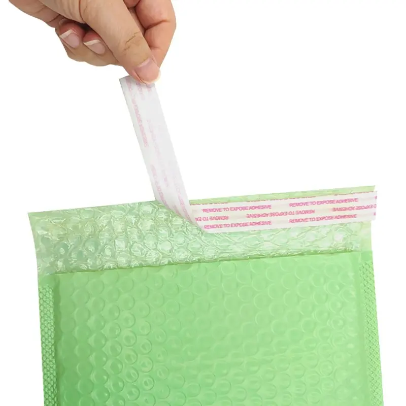 Bubble Envelope Bag Small Self-adhesive 50pc Light Green Delivery Package Packaging Business Supplies Envelopes Shipping Package