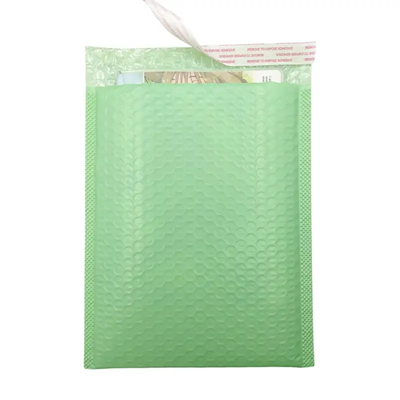 Bubble Envelope Bag Small Self-adhesive 50pc Light Green Delivery Package Packaging Business Supplies Envelopes Shipping Package