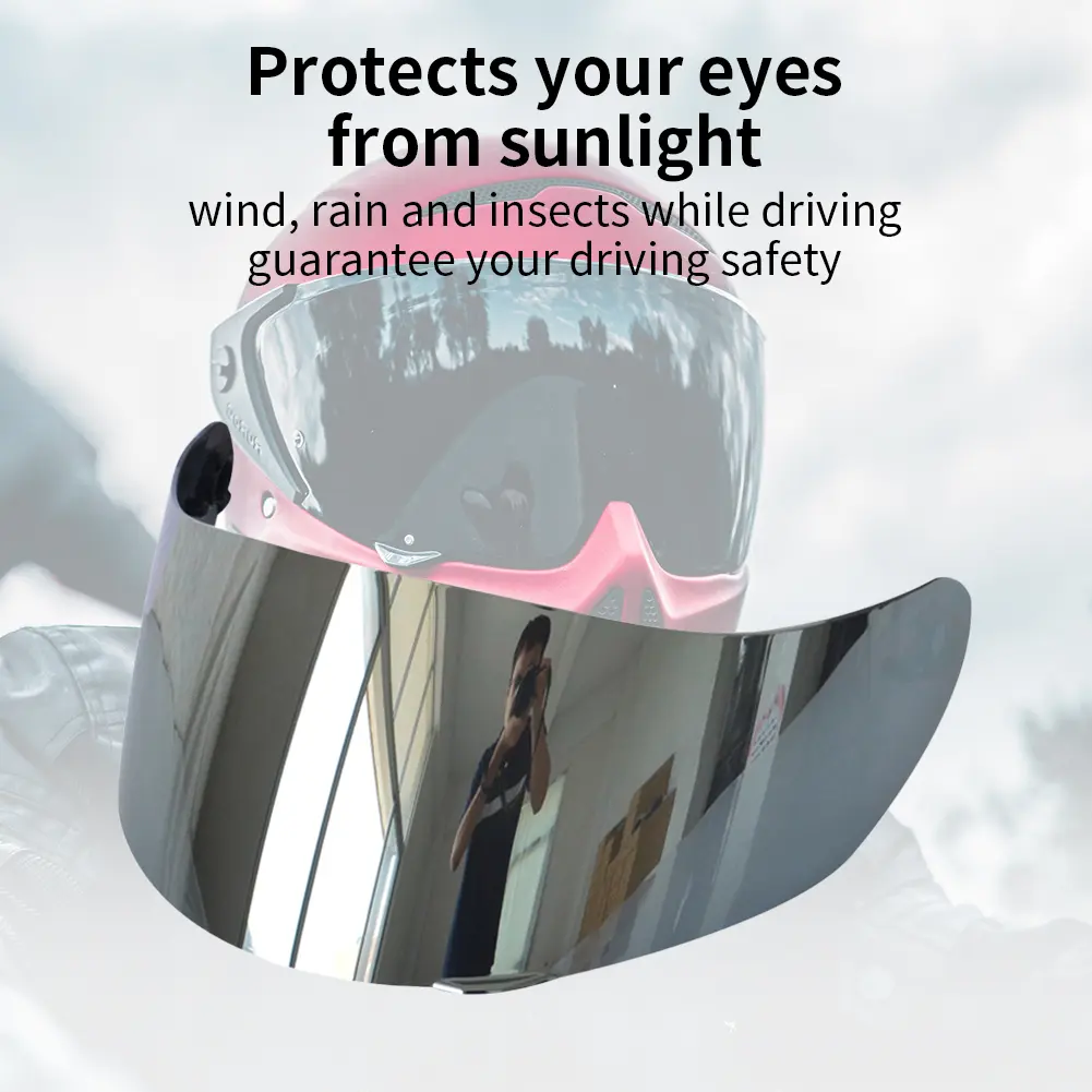 Helmet Lens for AGV K1 K3S K5 Motorcycle Helmet Visor Full Face Helmet Glasses Motorbike Helmet Discoloration Lens Shield Lens