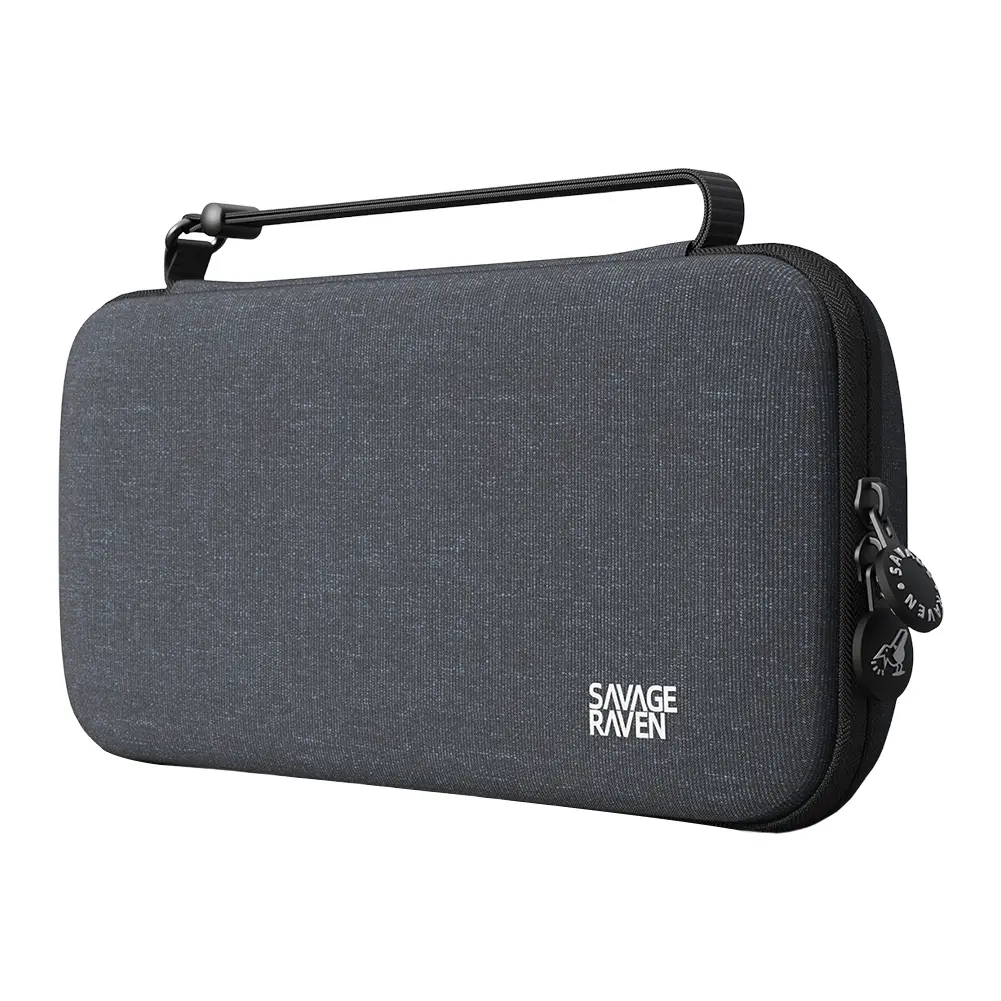 Savage Raven by Skull & Co. EDC Case Portable Carrying Pouch Hard Shell Storage Bag w/8 Card Slots for Nintendo Switch 2 Console