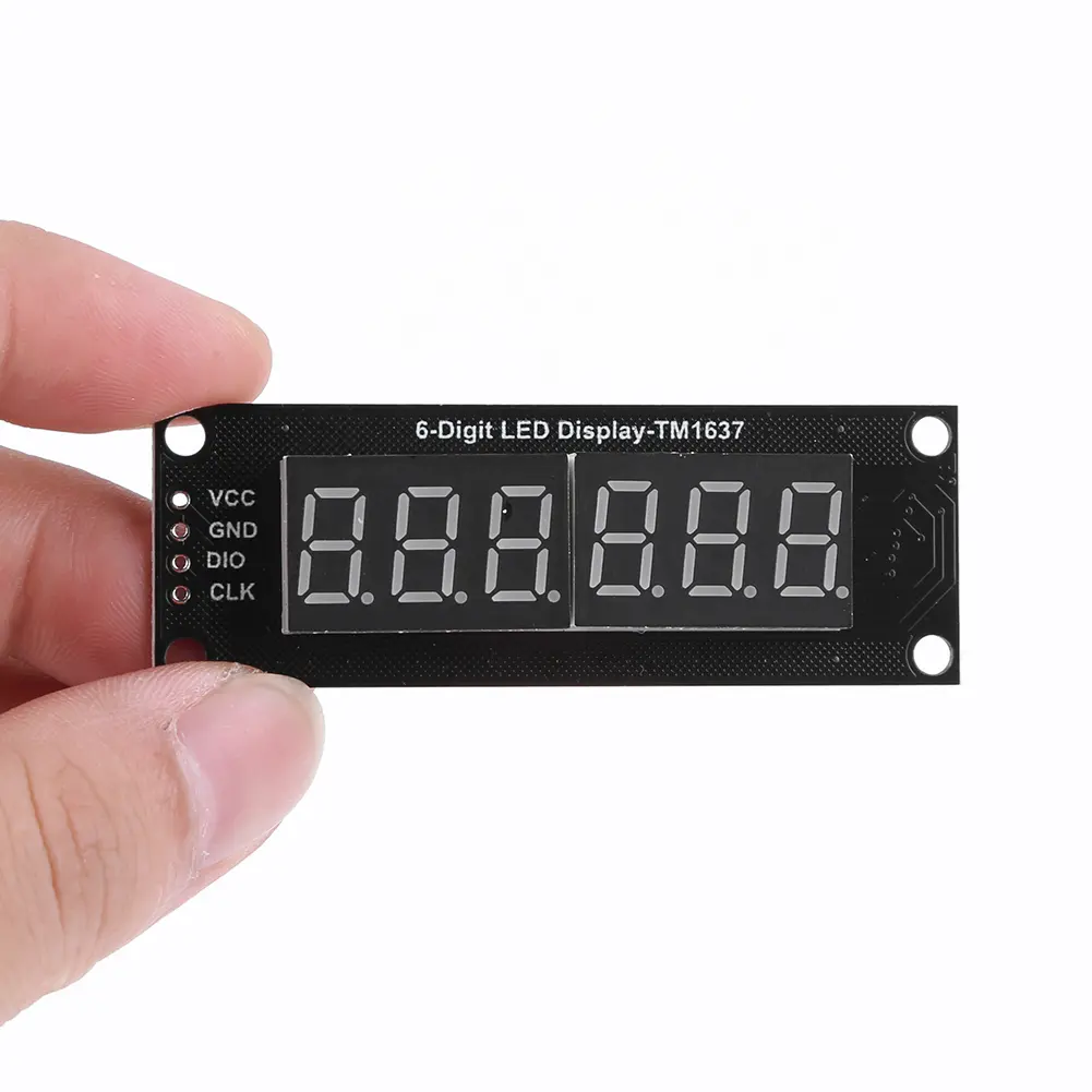 TM1637 LED Display Module for Arduino 6-Digit 7-Segment 0.36''/0.56 Inch Time Clock Indicator Tube Module Red/Blue/Green/Yellow