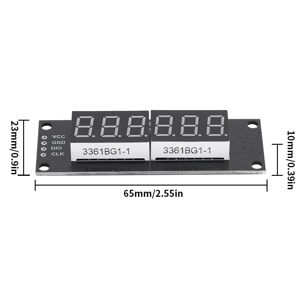 TM1637 LED Display Module for Arduino 6-Digit 7-Segment 0.36''/0.56 Inch Time Clock Indicator Tube Module Red/Blue/Green/Yellow