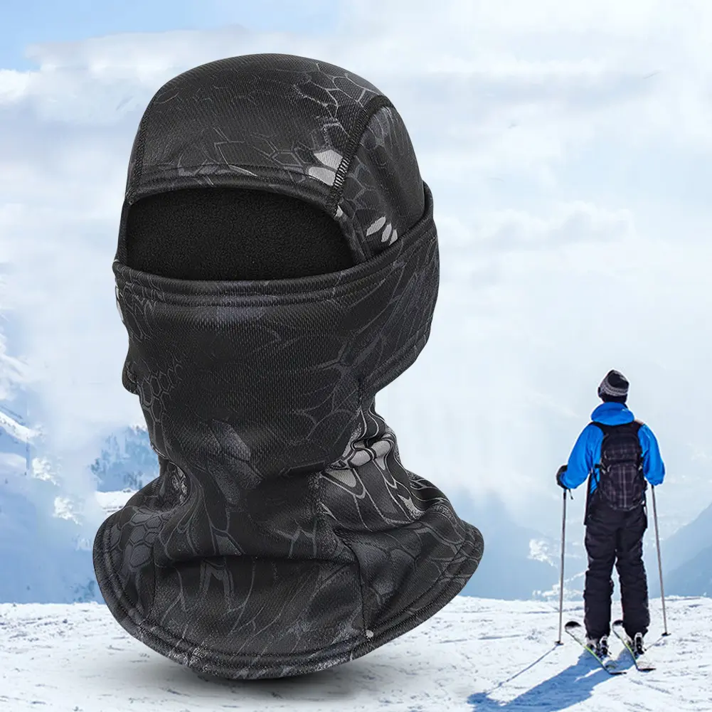 Thermal Neck Warmer Hood Windproof Winter Warm Mask Cycling Full Face Mask Motorcycle Mask Helmet Lining for Cold Weather