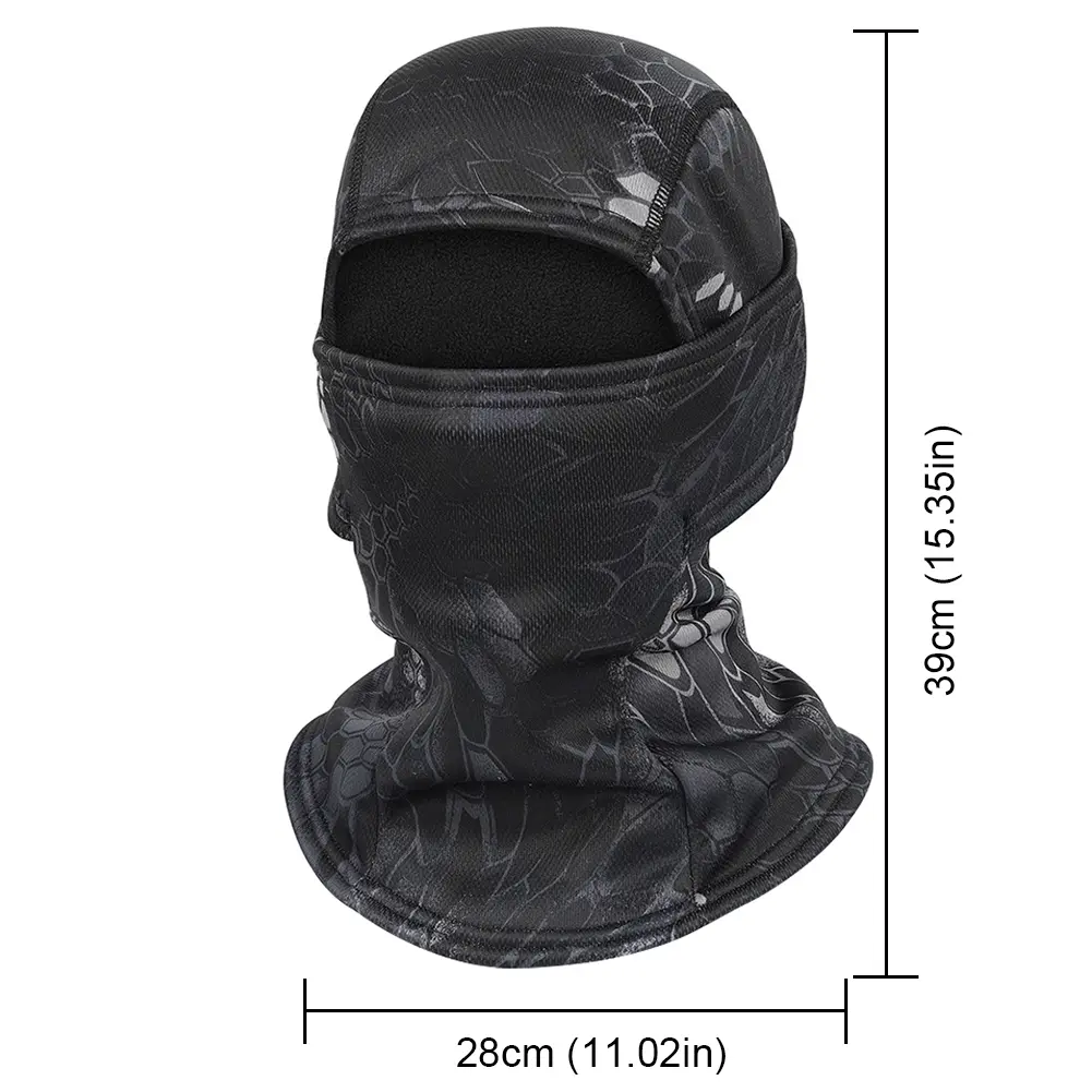 Thermal Neck Warmer Hood Windproof Winter Warm Mask Cycling Full Face Mask Motorcycle Mask Helmet Lining for Cold Weather