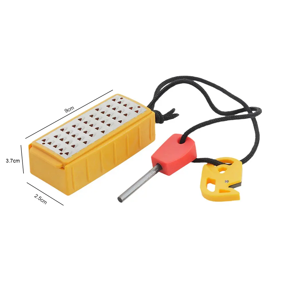 Tinder Maker with Fire Starter Tinder Maker Tool Portable Stainless Steel Grater Outdoor Survival Tool for Outdoor Use
