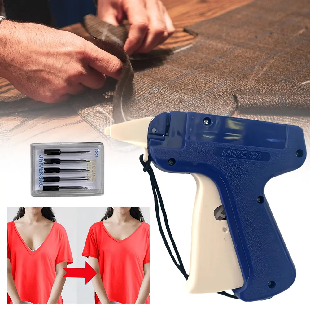 Quick Clothing Fixer Garment Sewing Tool Handheld Clothing Sewing Machine Mini Stitch Hemming Gun Micro Tagging Gun for Clothes