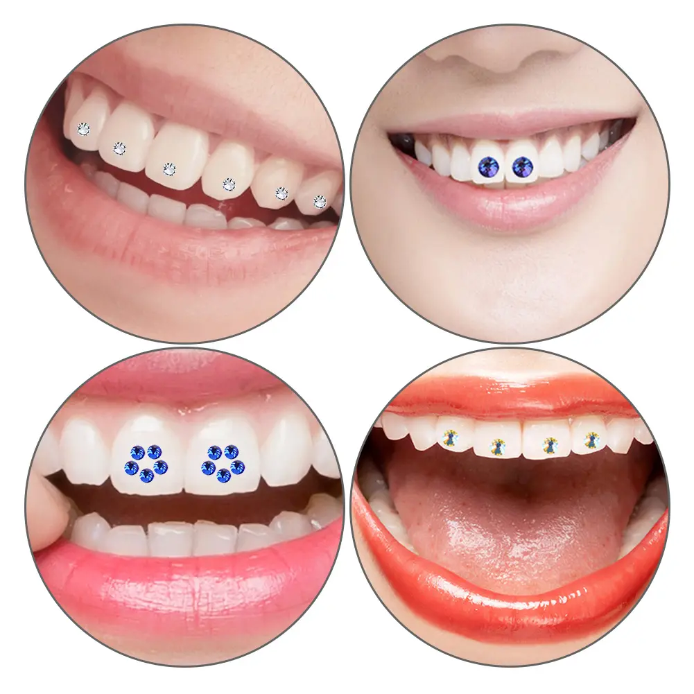 Teeth Diamond Tooth Rhinestones Dental Rhinestones Teeth Whitening Teeth Decoration Dental Crystal