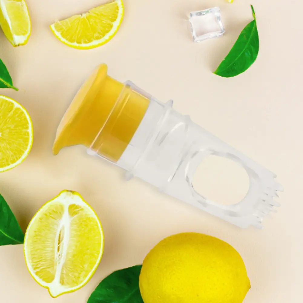 10-1Pcs Lemon Hand Press Juicer Multifunctional Manual Fruits Juices Reamer Built in Washable Filter Squeezer Tools for Kitchen