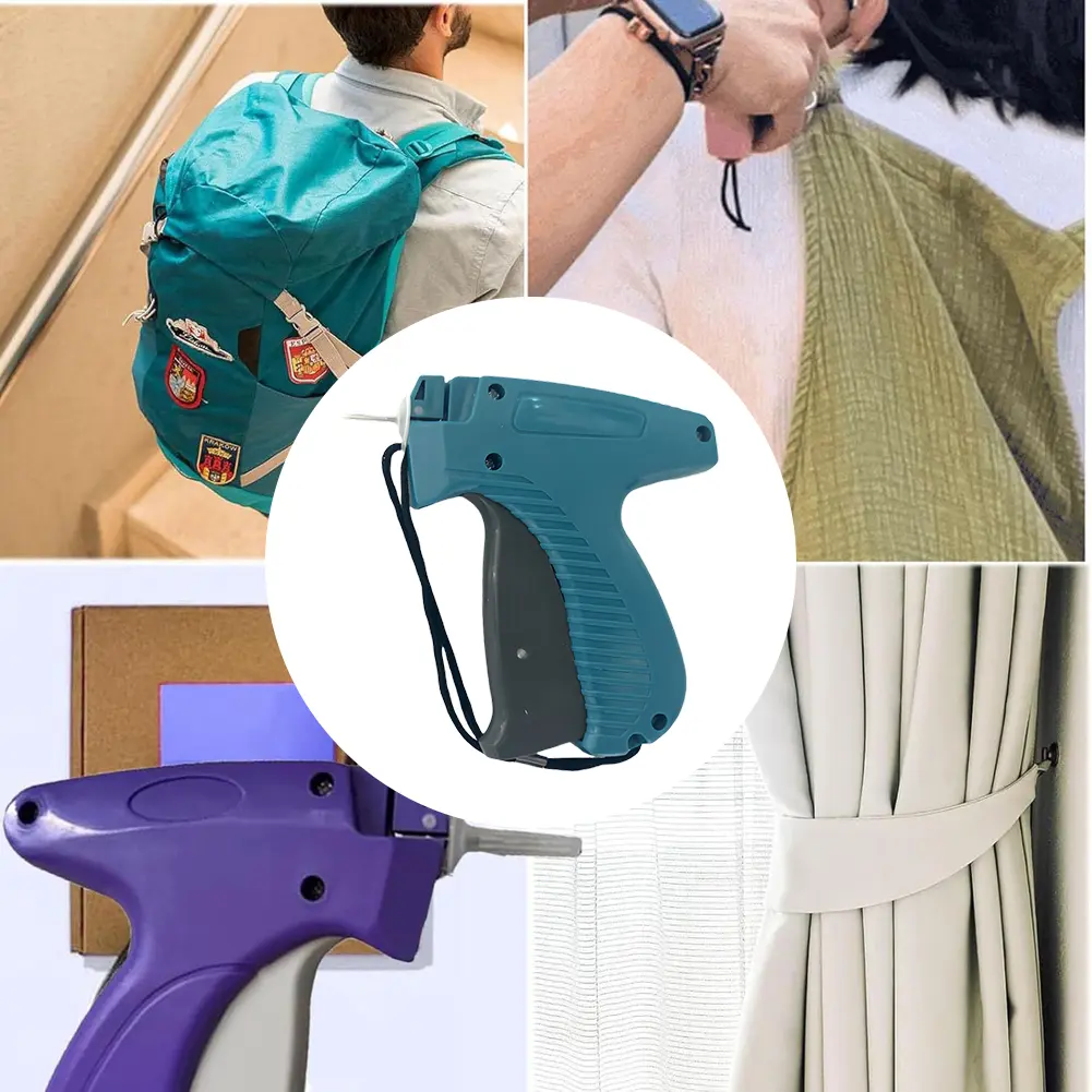 Quick Clothing Fixer Garment Sewing Tool Handheld Clothing Sewing Machine Mini Stitch Hemming Gun Micro Tagging Gun for Clothes