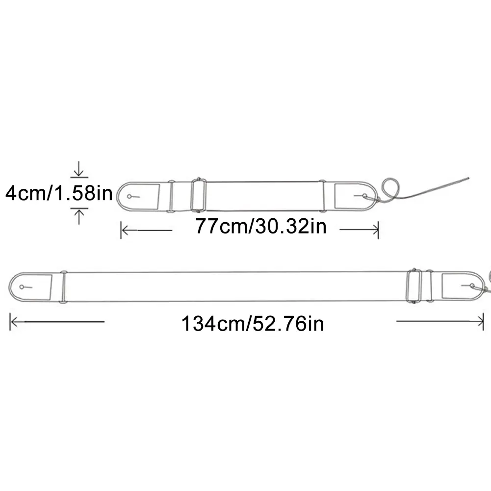 Multicoloured Ukulele Strap Embroidery Pattern Woven Guitar Strap Adjustable Ethnic Style for Classical Guitar Mandolin Banjo