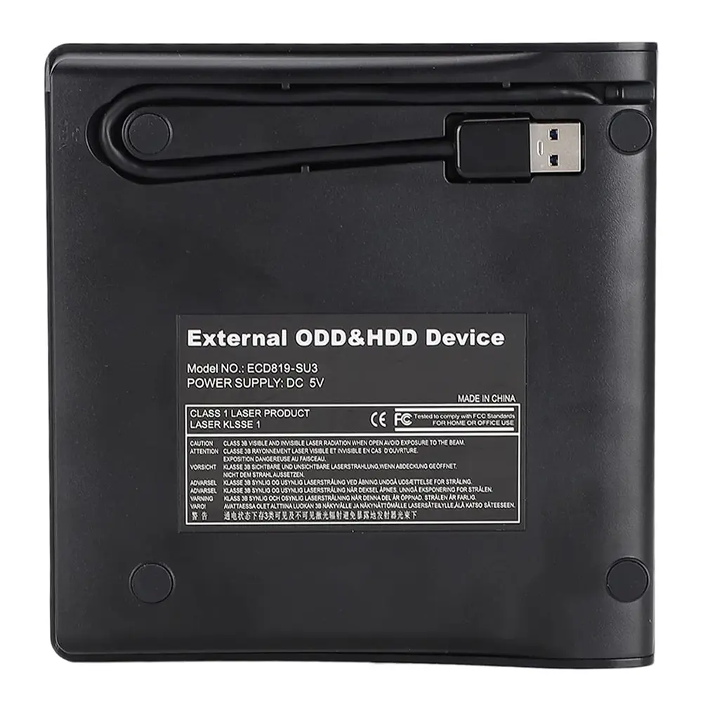 DVD CD-ROM RW Optical Drives USB 3.0 SATA External Enclosure Case USB 3.0 Portable CD DVD RW Writer Burner Optical Player