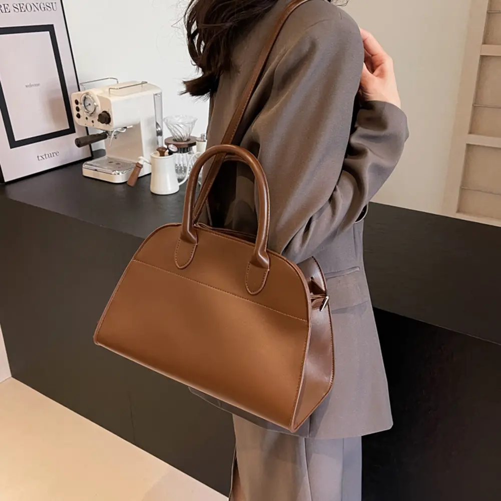 PU Leather Suede Tote Bag for Women Large Crossbody Bag Luxury Designer Handbag Vintage Casual Shoulder Purse Satchel Purse