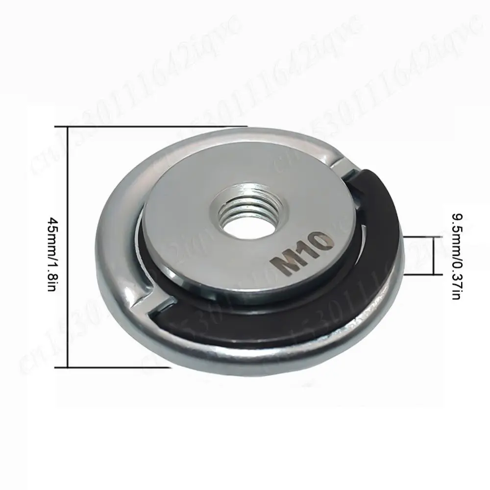 M10 M14 5/8inch -11 Thread Angle Grinder Self-Locking Pressing Plate Quick Release Angle Grinder Flange Nut Power Tools