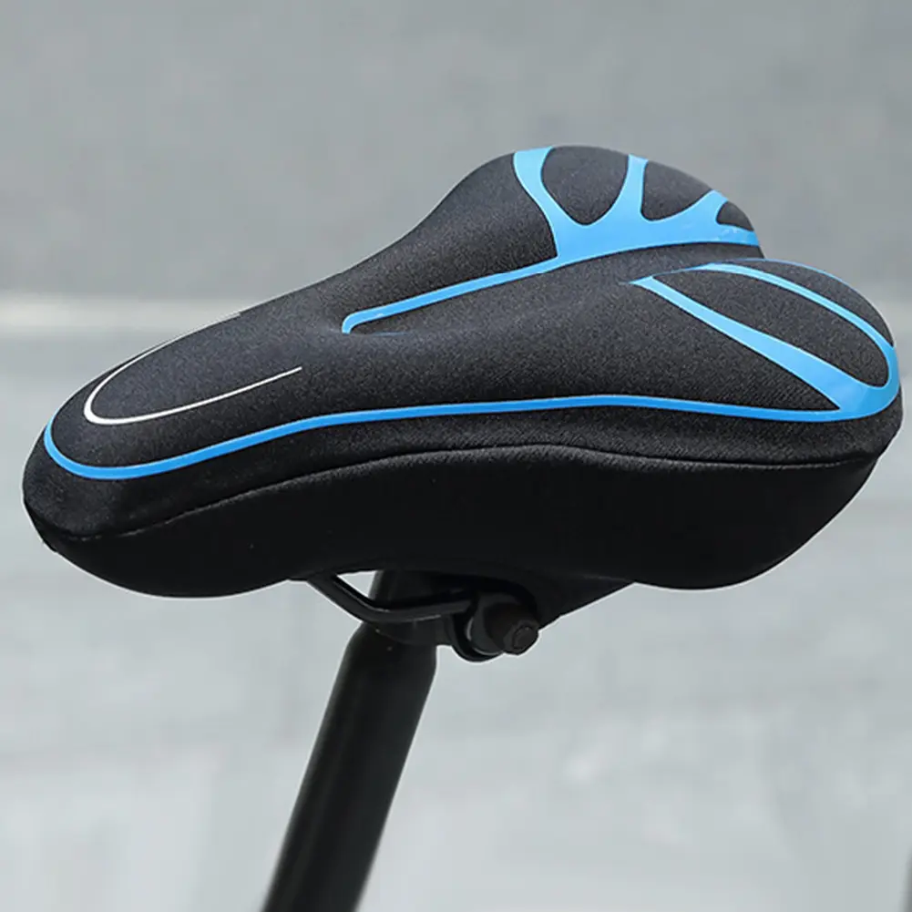 Bike Cushion Cover Anti-Slip Bicycle Seat Protector Breathable Cycling Cushion Seat Protector Outdoor Biking Accessories