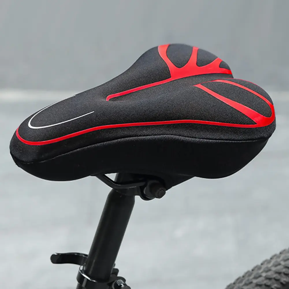 Bike Cushion Cover Anti-Slip Bicycle Seat Protector Breathable Cycling Cushion Seat Protector Outdoor Biking Accessories
