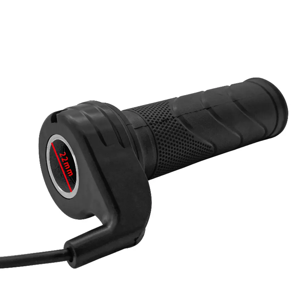 Universal Ebike Throttle 24V 36V 48V Electric Bicycle Throttle Handle Rubber Electric Bike Twist Throttle Motorcycle Accessories
