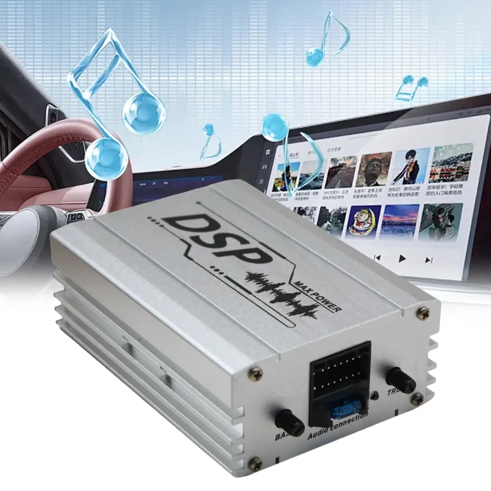 DSP Car Power Amplifier Support APP Control Audio Digital Sound Processor DSP Car Equalizer for Car Audio Enhancement