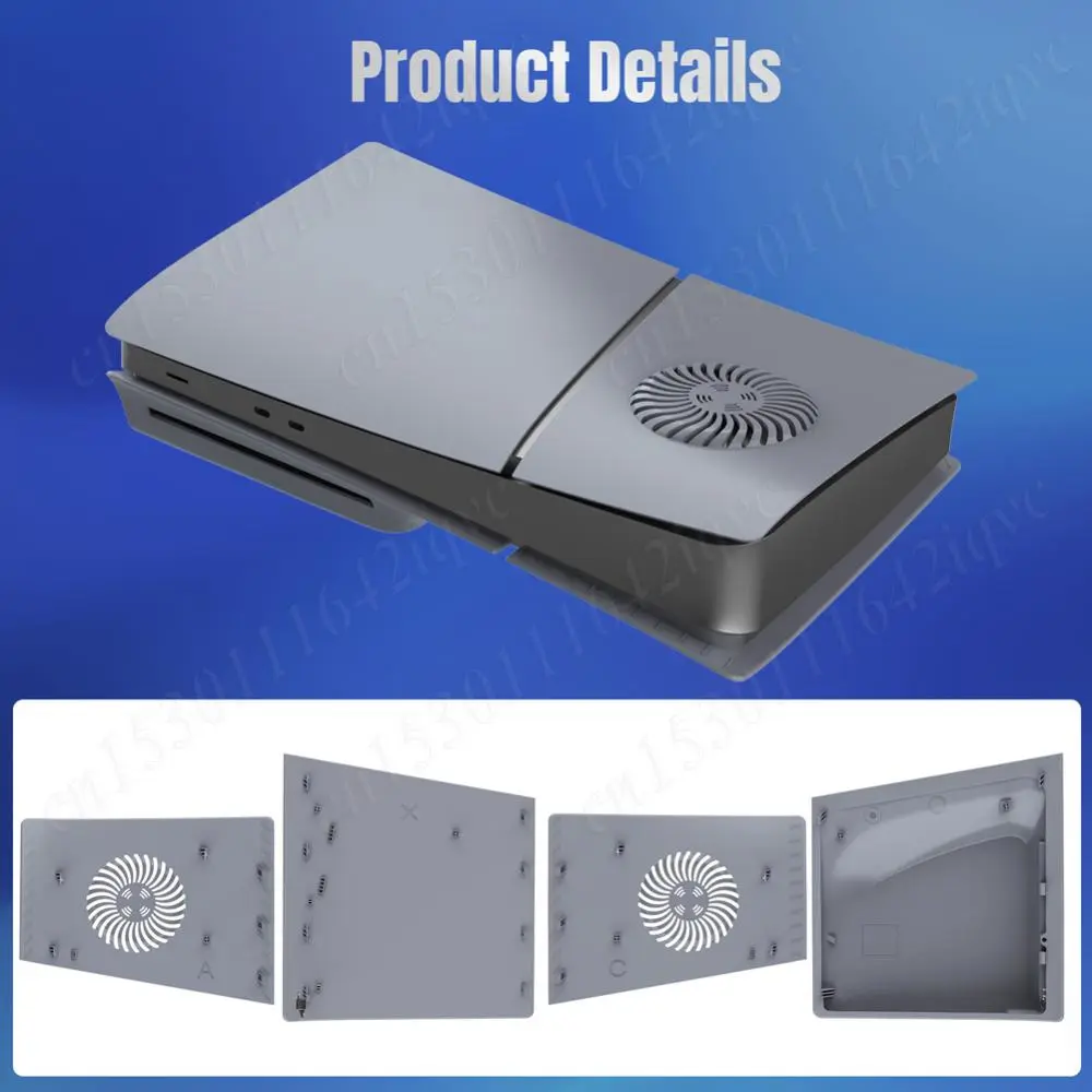 30th Anniversary Grey Limited Edition Replacement Plate for PS5 Slim Disc/Digital Edition Console ABS Side Plate Shell Plates