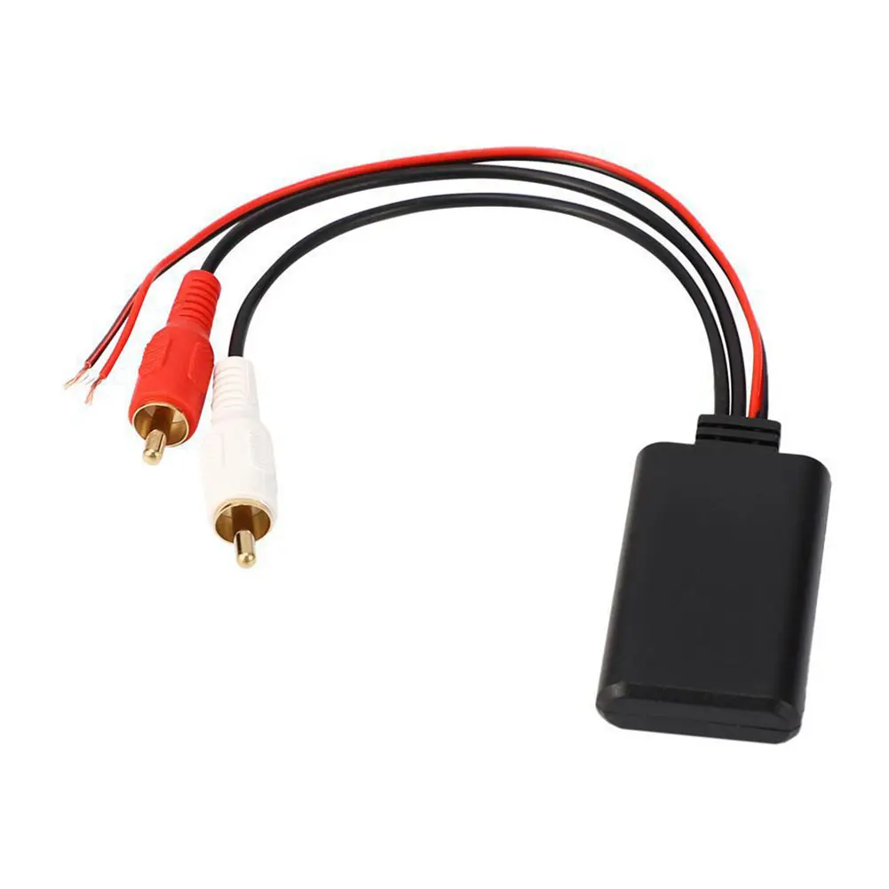 Car Wireless Bluetooth-compatible Receiver Module AUX Adapter Music Audio Stereo Receiver for 2RCA Interface Vehicles