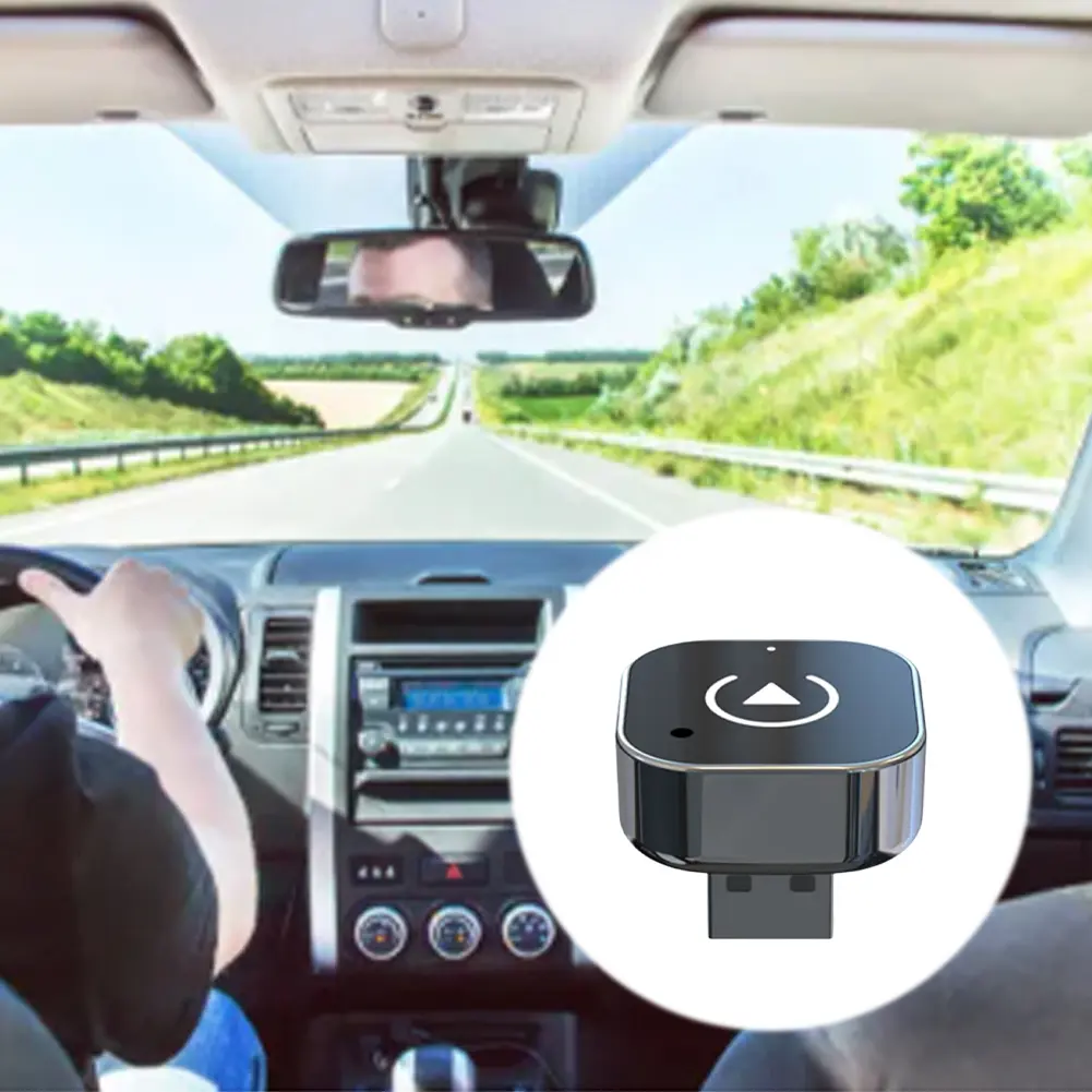 2 in 1 Wireless CarPlay Android Auto Adapter Smart USB Dongle Auto Connect Plug & Play for iPhone and Android Factory Wired Cars