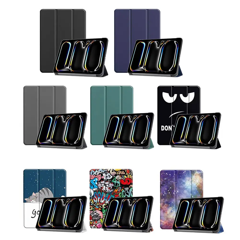Slim Trifold Stand Case Auto Wake/Sleep Magnetic Case Shock and Drop Protection Magnetic Cover for iPad Pro 13 Inch Case (2024)
