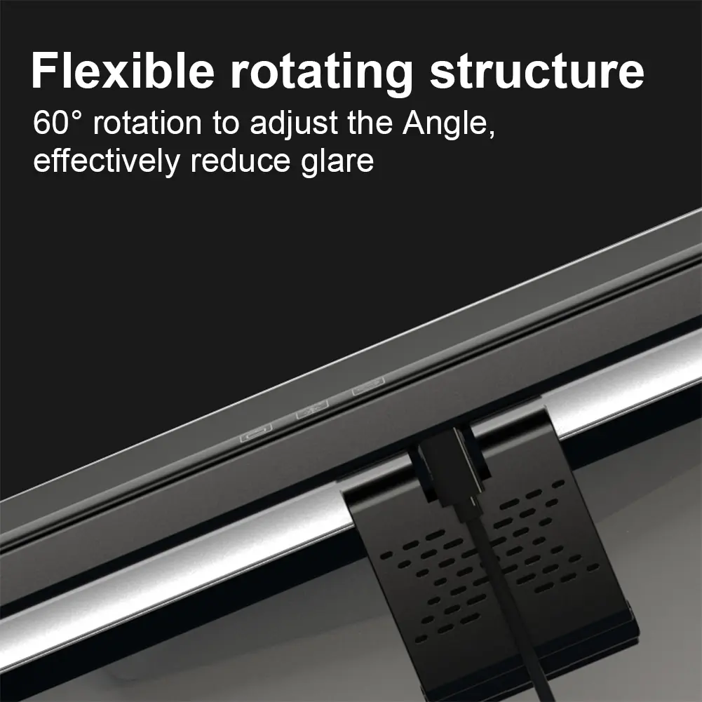 LED Computer Monitor Lamp Dimmable Screen Light Bar USB Powered Hanging Table Lamp for Desk/Office/Home/Game