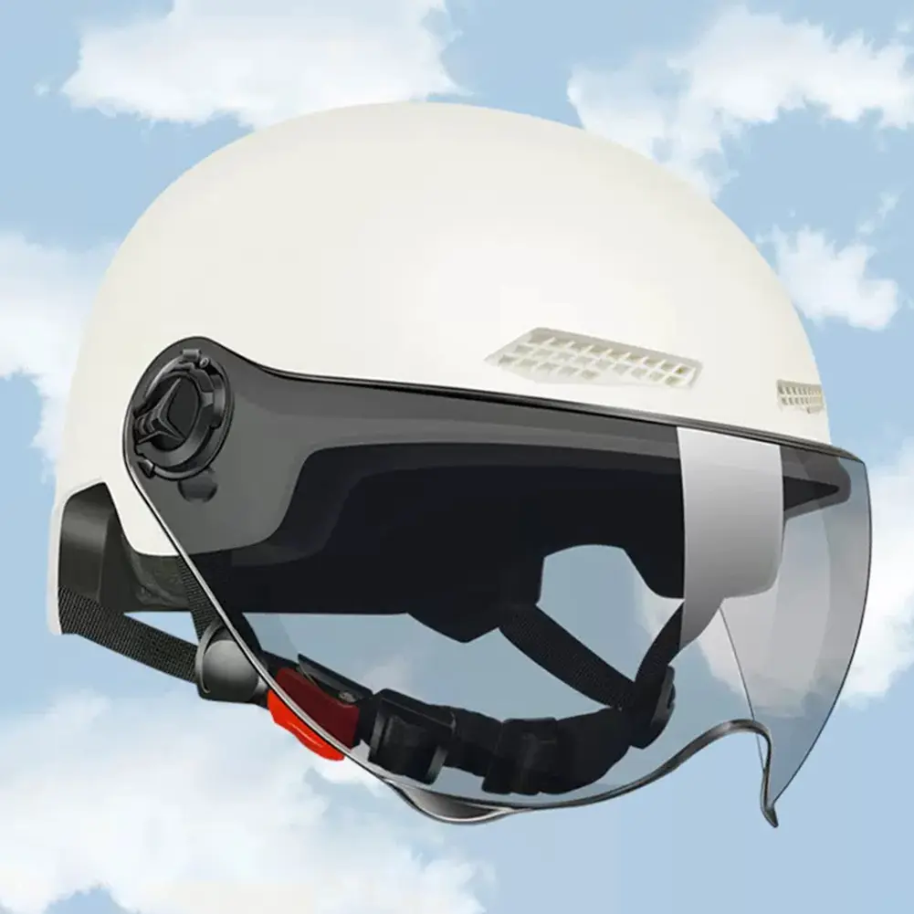 Electric Bike Helmet Scooter Helmet Adjustable Riding Safety Helmet Breathable Detachable Lining Cycling Accessories