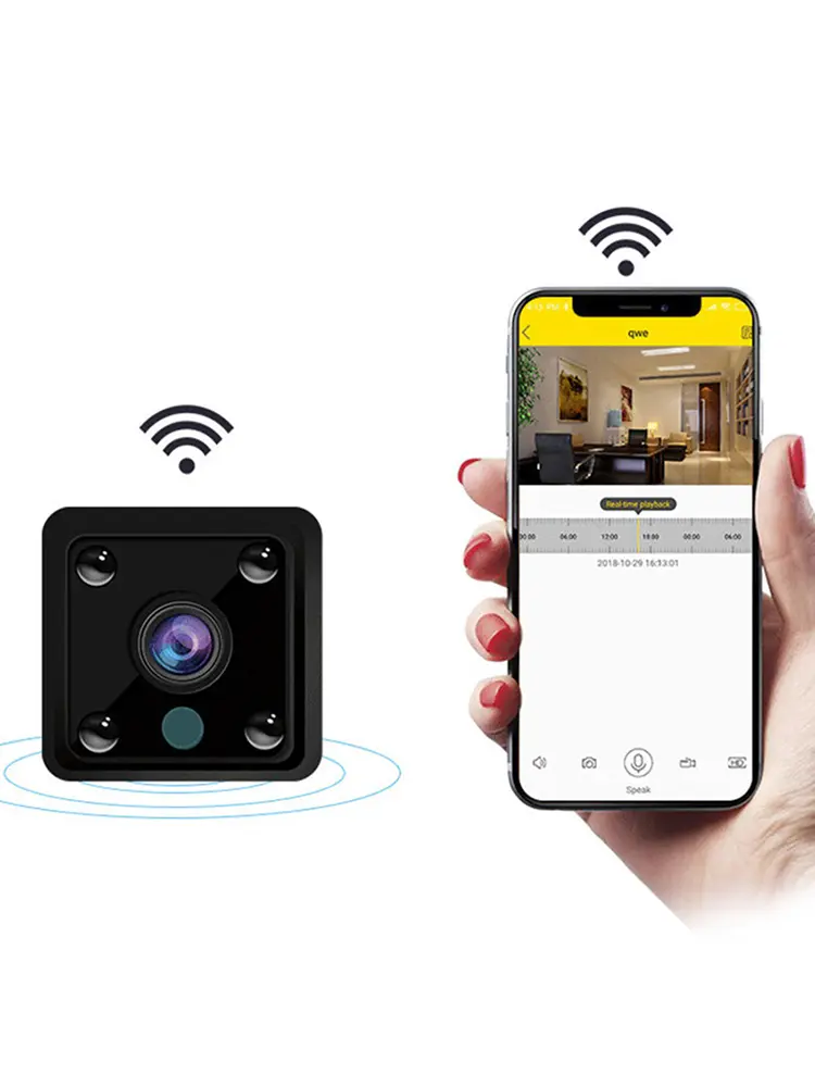 X6 Mini IP Cameras HD 1080P Wifi Sports Wireless Security Surveillance Built-in Battery Night Vision Smart Home Cameras