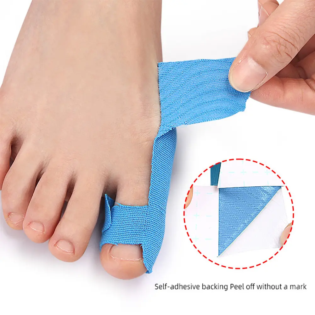 10Pcs Bunion Corrector Bunion Straightener Self Adhesive Orthopedic Bunion Strap Hallux Valgus Orthosis Corrector for Men Women