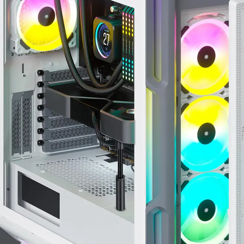 Aluminum Alloy Graphics Card Holder Adjustable Graphics Card Support Magnetic Protection Video Card Stand for Atx/m-atx/itx Case