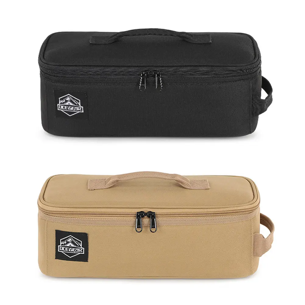 Outdoor Camping Storage Pouch Multipurpose Camping Light Storage Carry Bag 900D Oxford Cloth Waterproof for Travel Hiking BBQ