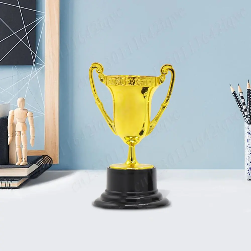 Gold Award Trophy Cups for Kids Plastic Gold Small Trophy Cups Gold Participation Trophy Cup For Party Favors Rewards