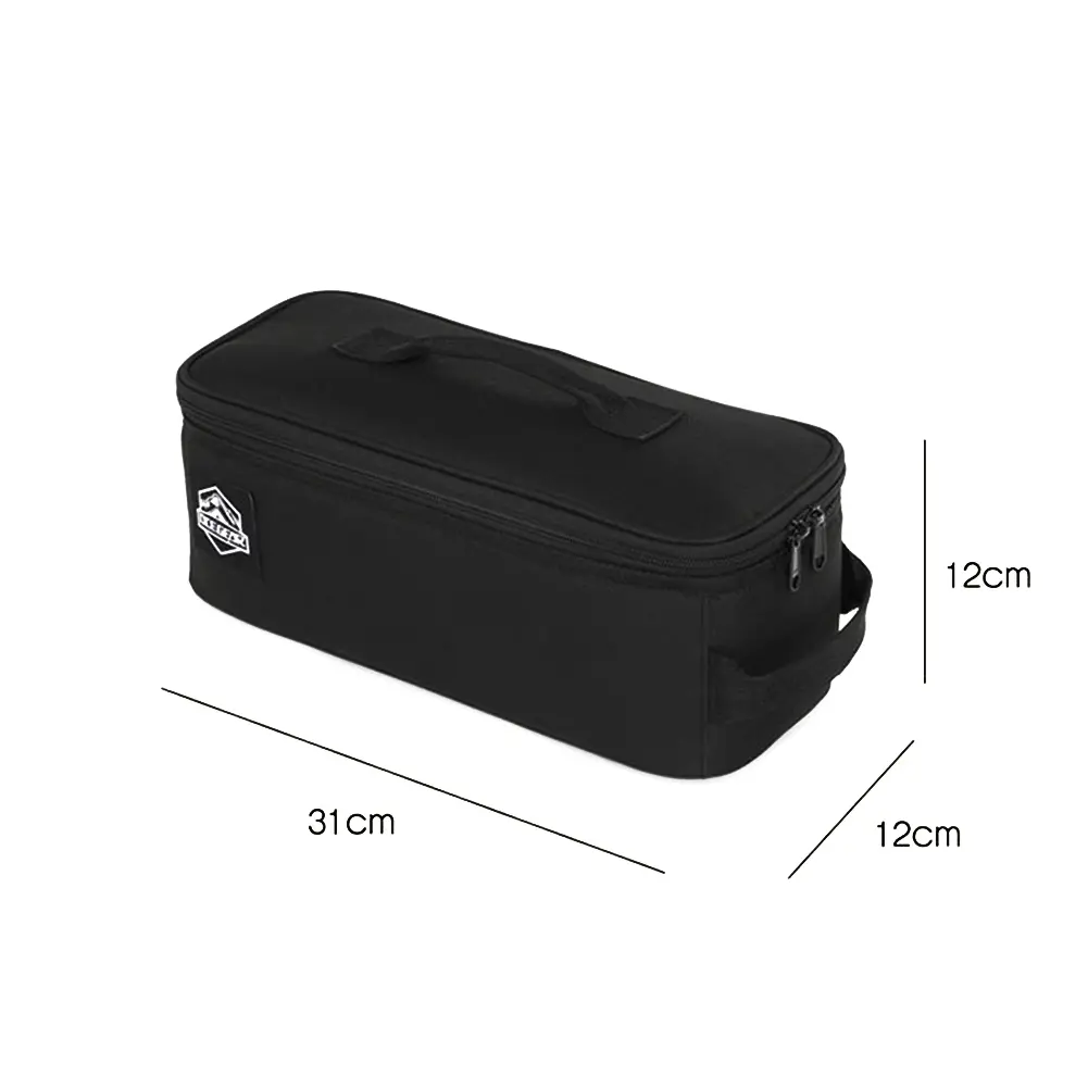 Outdoor Camping Storage Pouch Multipurpose Camping Light Storage Carry Bag 900D Oxford Cloth Waterproof for Travel Hiking BBQ