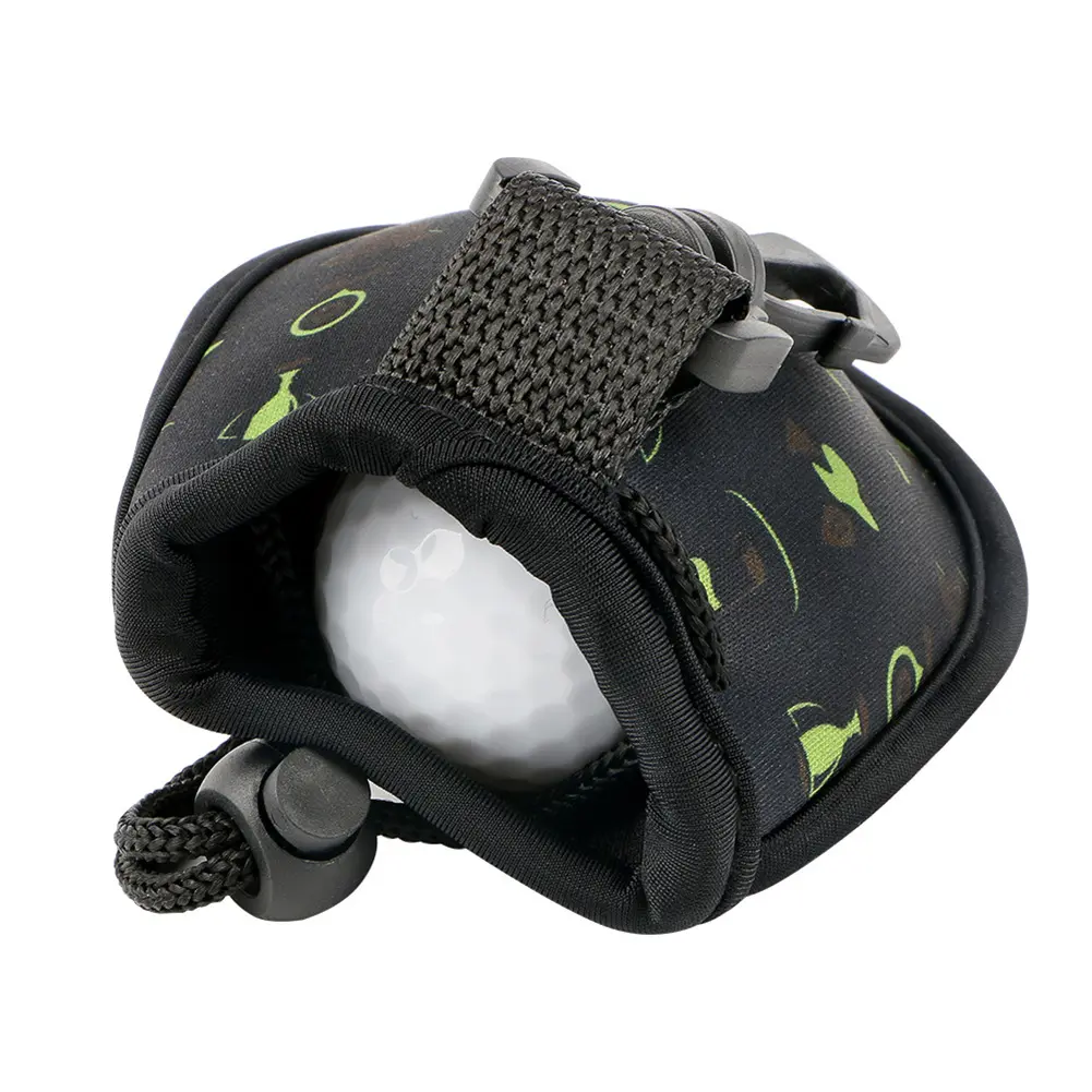 Golf Ball Waist Bag Portable Golf Ball Bag Lightweight Golf Ball Carry Bag Holds 2 Balls Golf Balls Waist Pack Golf Accessories