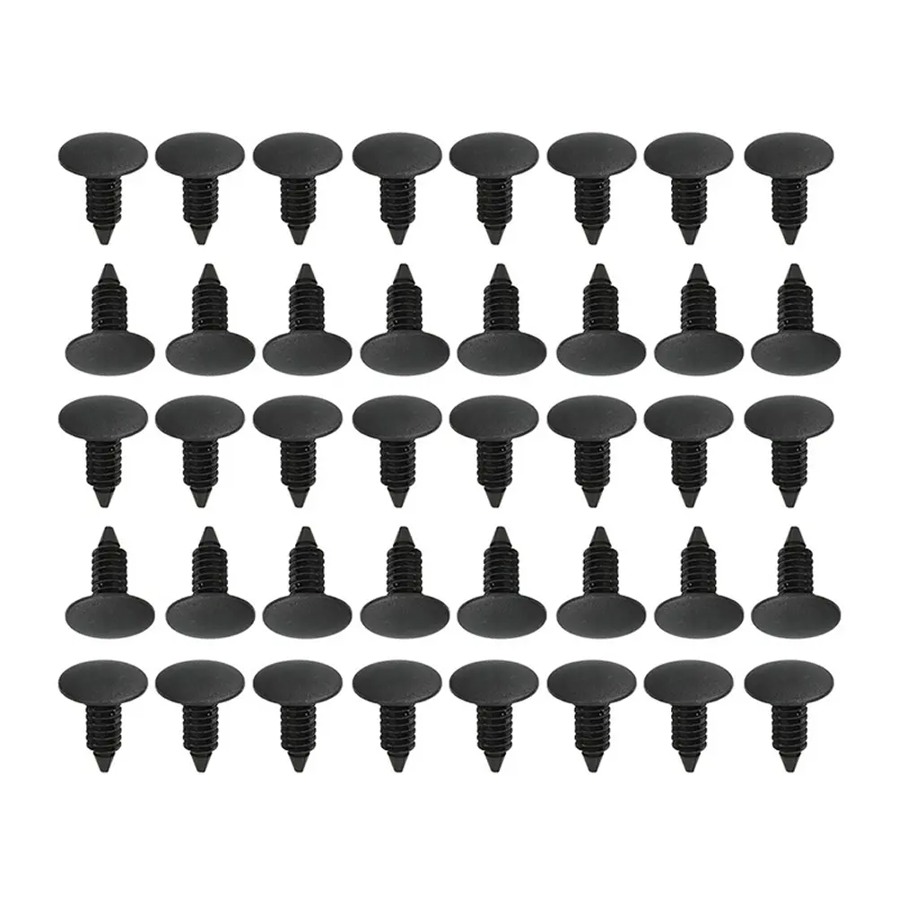 190Pcs Auto Fender Liner Clips 6 Size Auto Push Pin Rivets Set Plastic Bumper Retainer Clips Car Plastic Rivets Fasteners