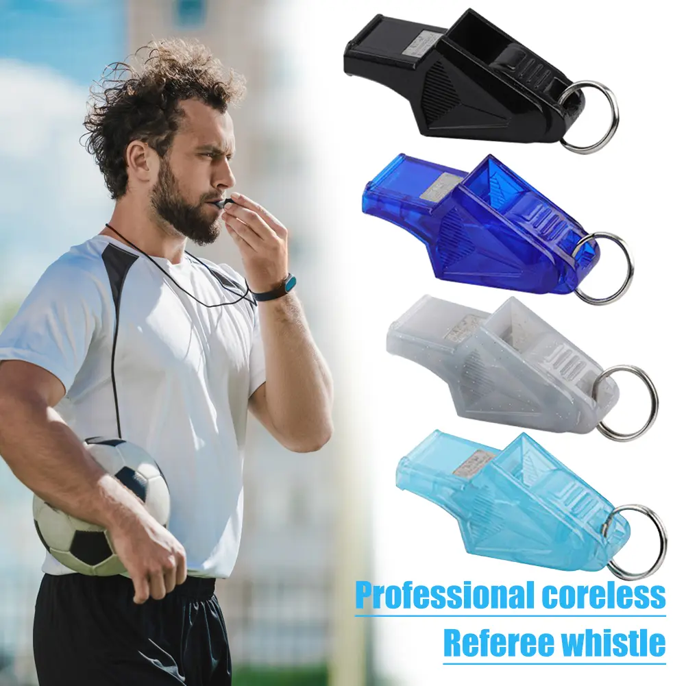 Referee Whistles Durable Professional Sport Whistle Multi-Application with Rope Mouthguard for Referee Competition Training