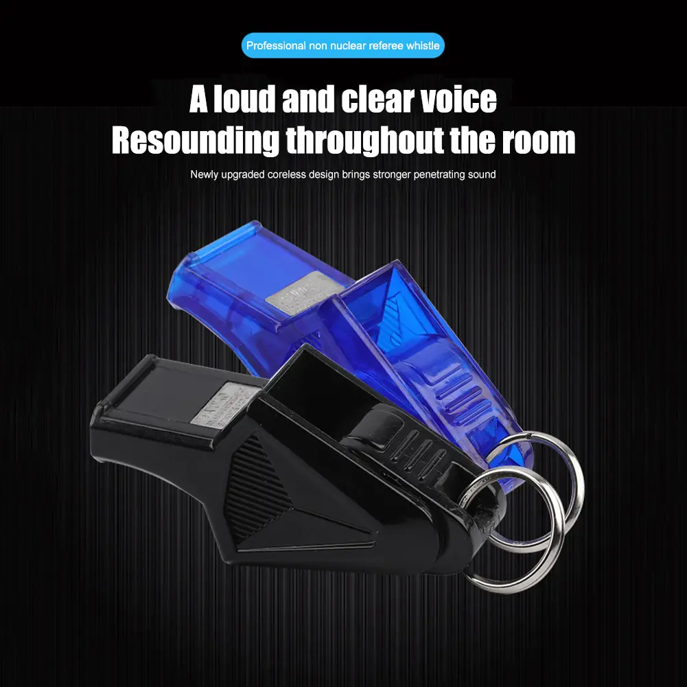 Referee Whistles Durable Professional Sport Whistle Multi-Application with Rope Mouthguard for Referee Competition Training