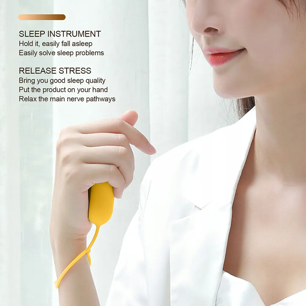 Sleep Aid Machine Focus Attention Handheld Micro-Current Instrument Anxiety Pressure Relief Lightweight Sleeping Device for Home