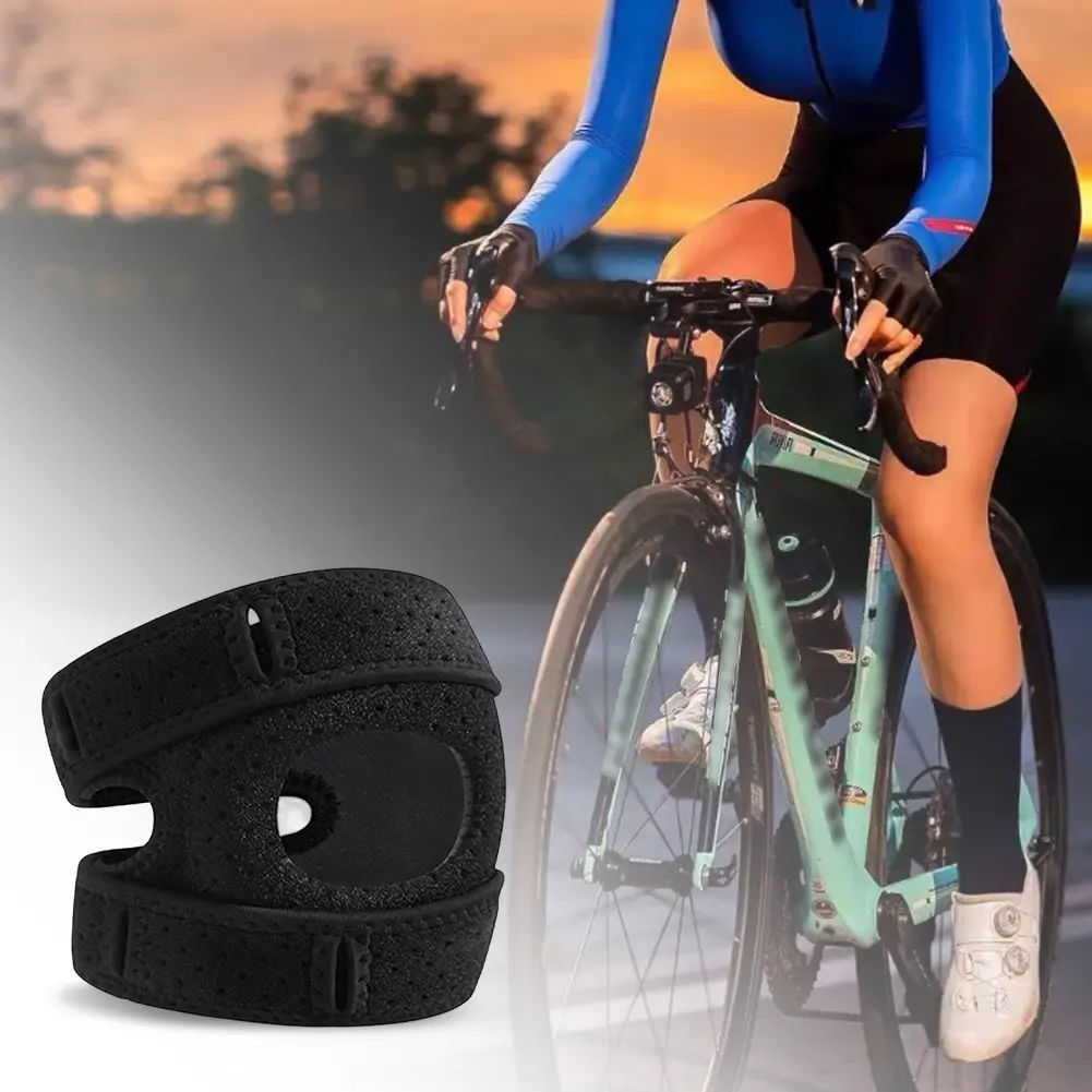 Patella Knee Brace Adjustable Knee Compression Sleeve Patella Tendon Knee Strap for Arthritis Joint Ligament Injury
