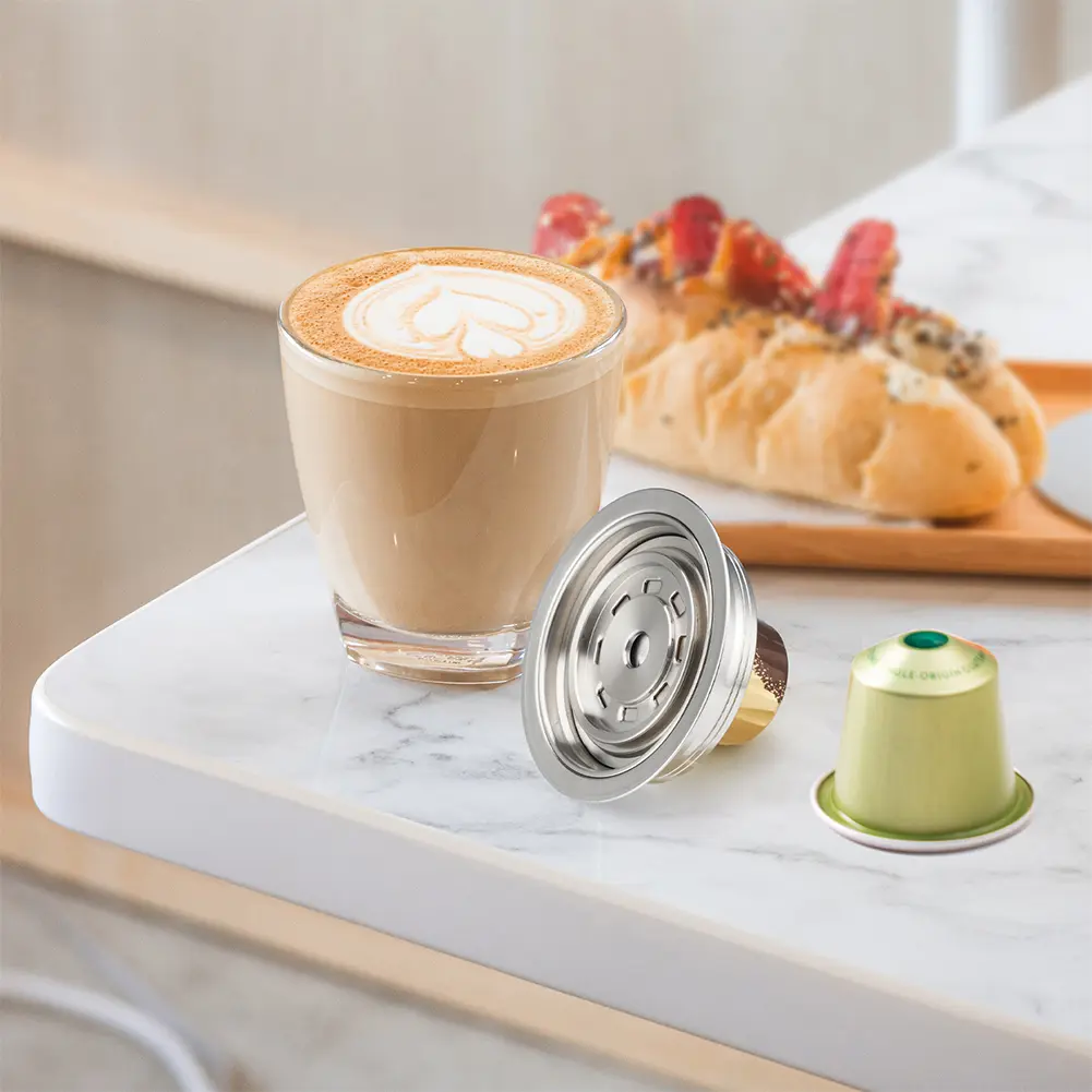 Coffee Pods Adapter Converter Stainless Steel Coffee Pod Converter DIY Your Coffee Flavor Coffee Pod Adapter for Coffee Making
