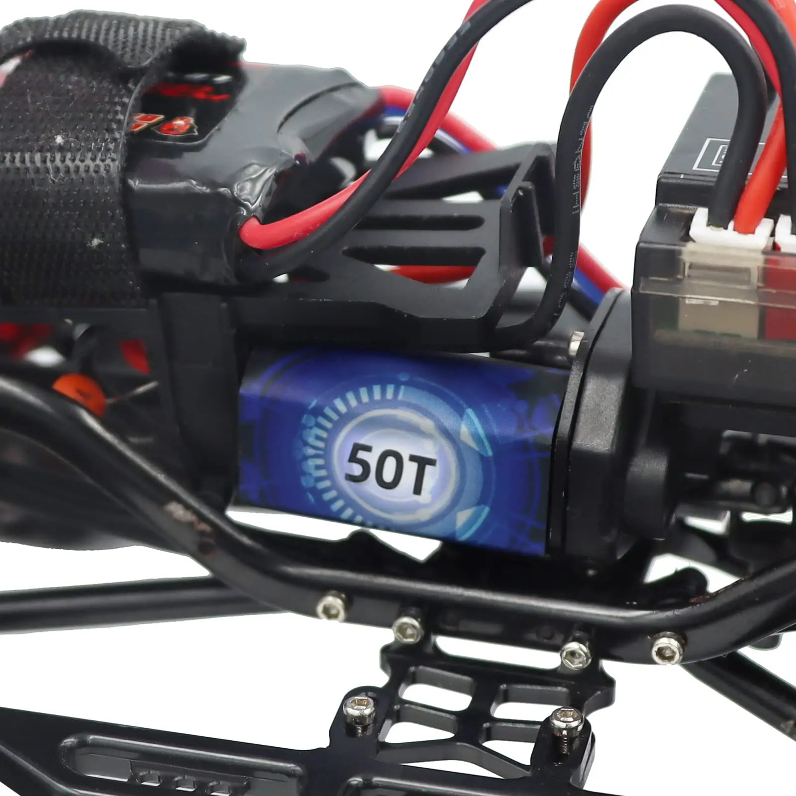 050 Rc Car Brushed Motor with Metal Mount Rc Brushed Motor Replacement Accessories Rc Crawler Brushed Motor 7.4v for 1/24 Rc Car