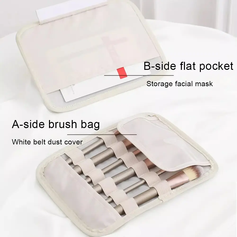 Multi-Compartment Travel Makeup Bag Large Capacity PU Leather Large Wash Bag Waterproof Make Up Storage Bag Outdoor Makeup Bag