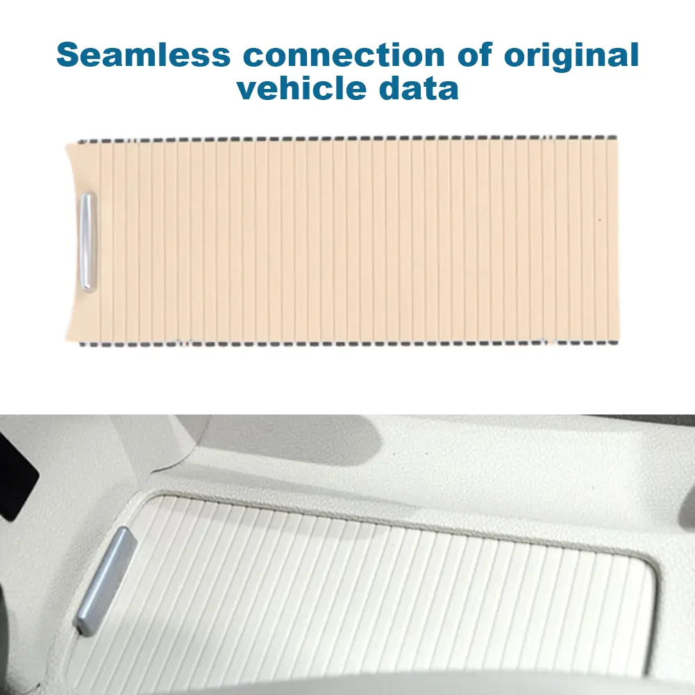 Center Armrest Box Cover Plate 5KD83253182V Cup Holder Pull Curtain Centre Console Slide Cup Holder Panel for Sagitar 2006-2011